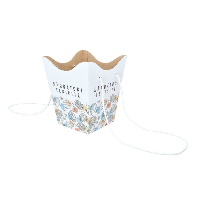 Blumenstrauß mit Blumenmuster aus reinem Textil, 23 x 20 (H) x 20 cm