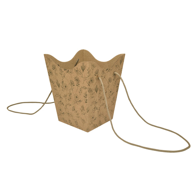 Blumenstrauß mit Blumenmuster aus reinem Textil, 23 x 20 (H) x 20 cm