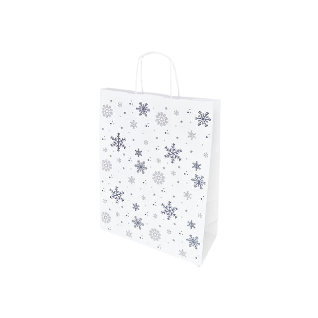 Pungă Hârtie Kraft cu Model 10 Crăciun 24 x 31(H) x 10cm