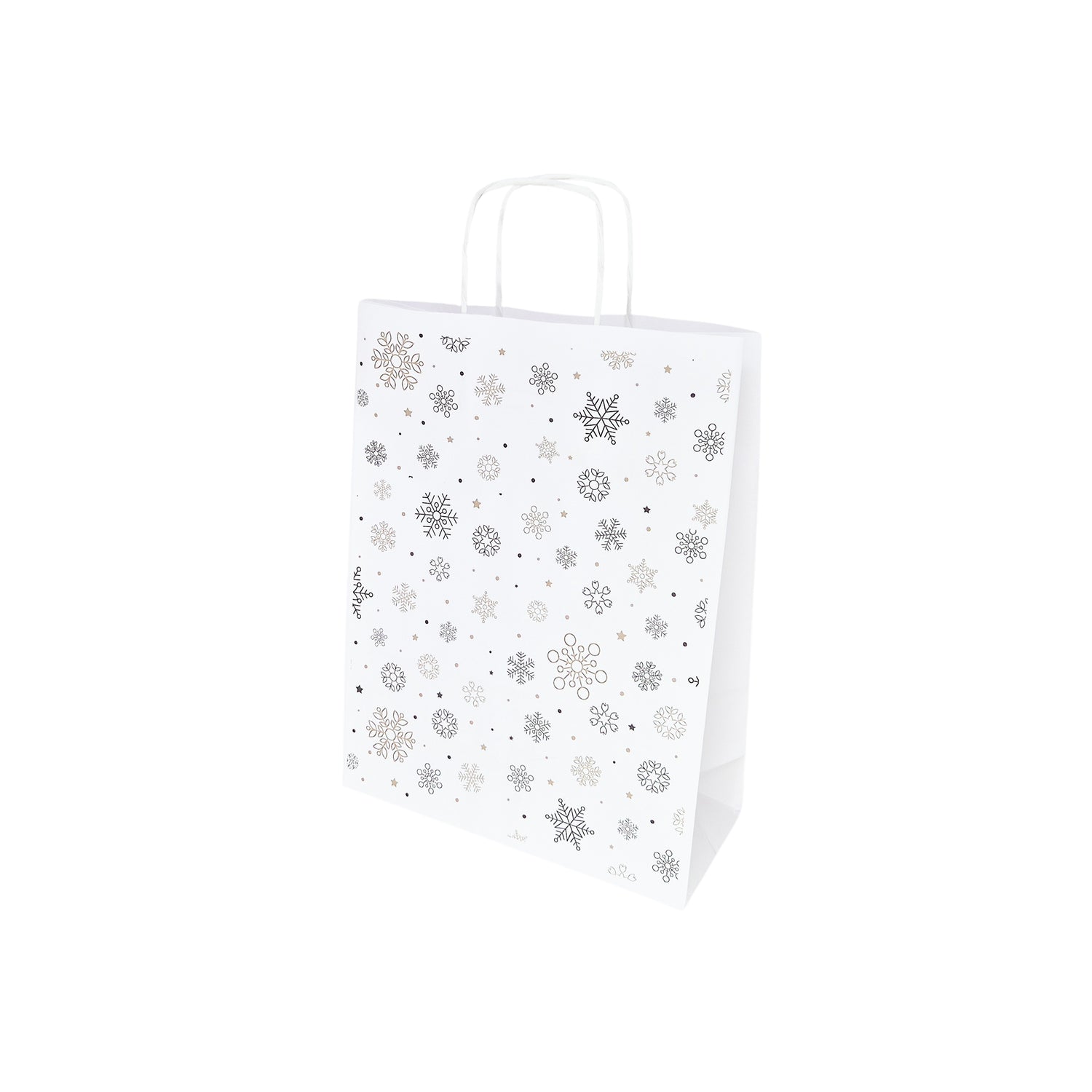 Pungă Hârtie Kraft cu Model 2 Crăciun 24 x 31(H) x 10cm