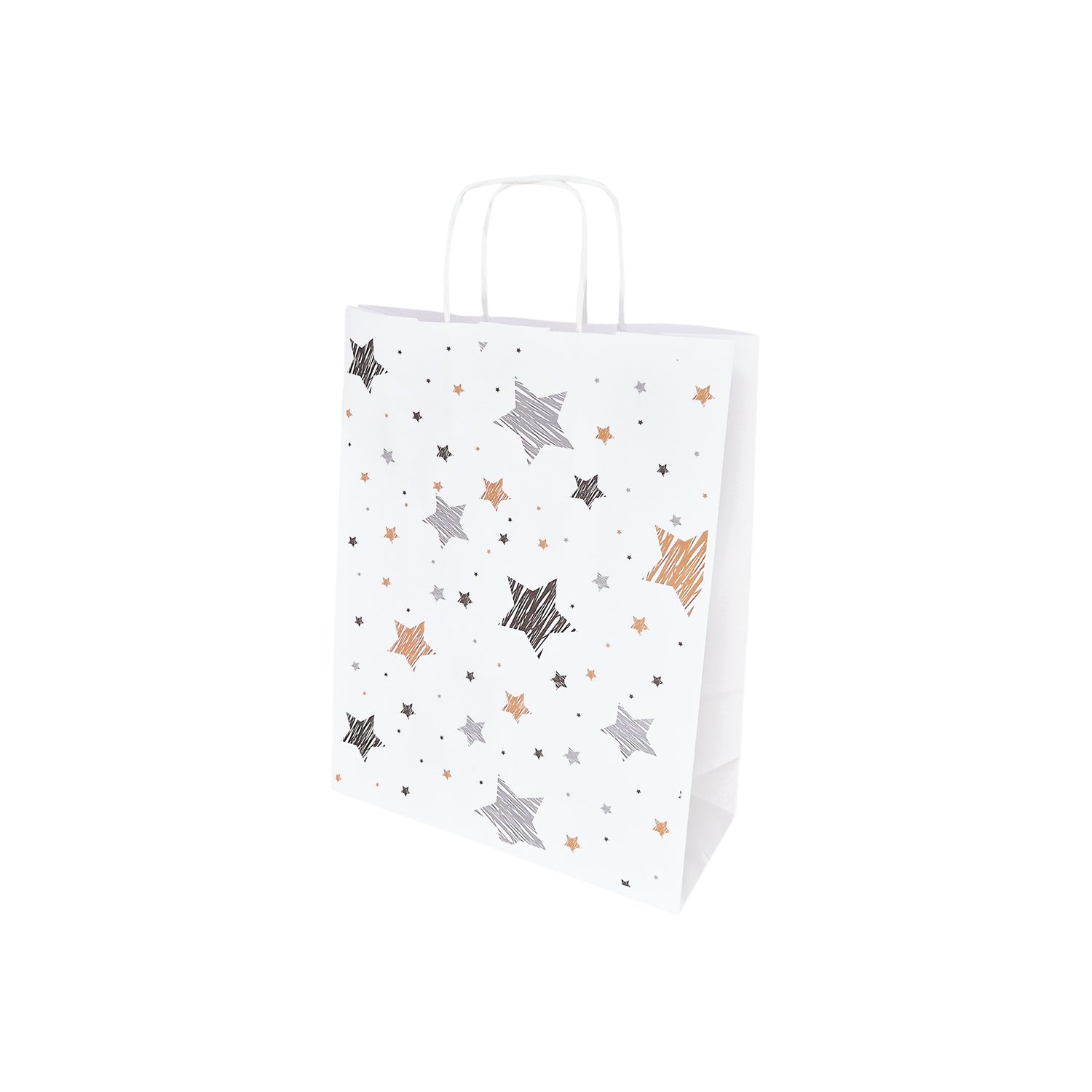 Pungă Hârtie Kraft cu Model 1 Crăciun 24 x 31(H) x 10cm