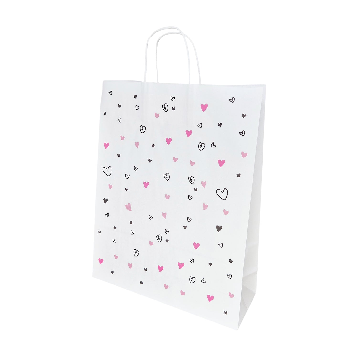 Pungă Hârtie Kraft cu Model 8 Love 32 x 41(H) x 12cm