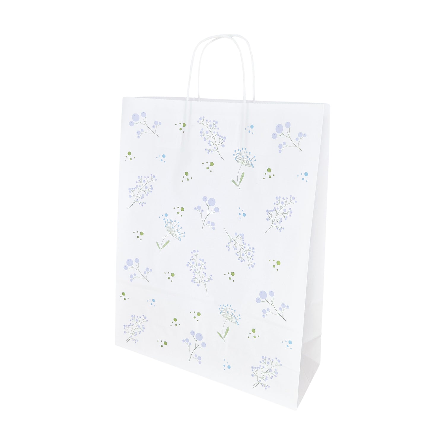 Pungă Hârtie Kraft cu Model 6 Floral 32 x 41(H) x 12cm