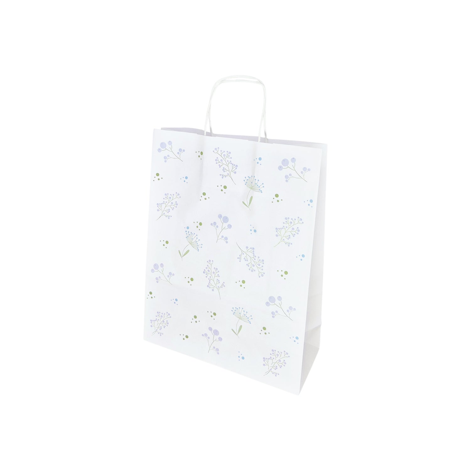 Pungă Hârtie Kraft cu Model 6 Floral 24 x 31(H) x 10cm