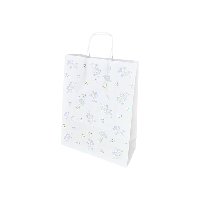 Pungă Hârtie Kraft cu Model 6 Floral 24 x 31(H) x 10cm