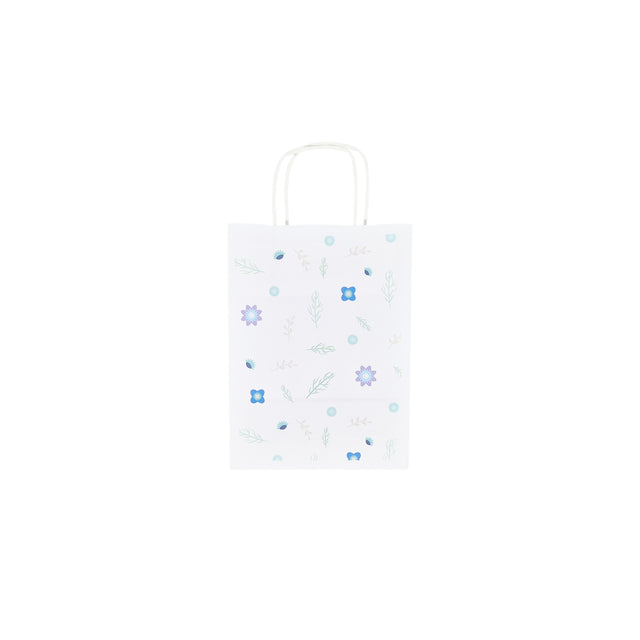 Pungă Hârtie Kraft cu Model 1 Floral 18 x 24(H) x 7cm