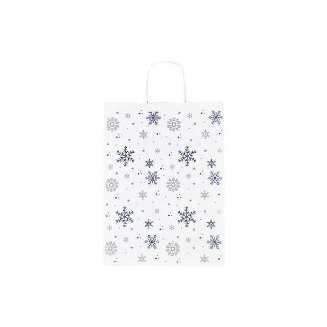 Pungă Hârtie Kraft cu Model 10 Crăciun 24 x 31(H) x 10cm