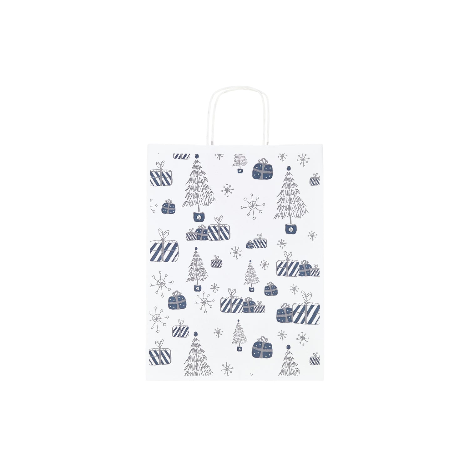 Pungă Hârtie Kraft cu Model 7 Crăciun 24 x 31(H) x 10cm