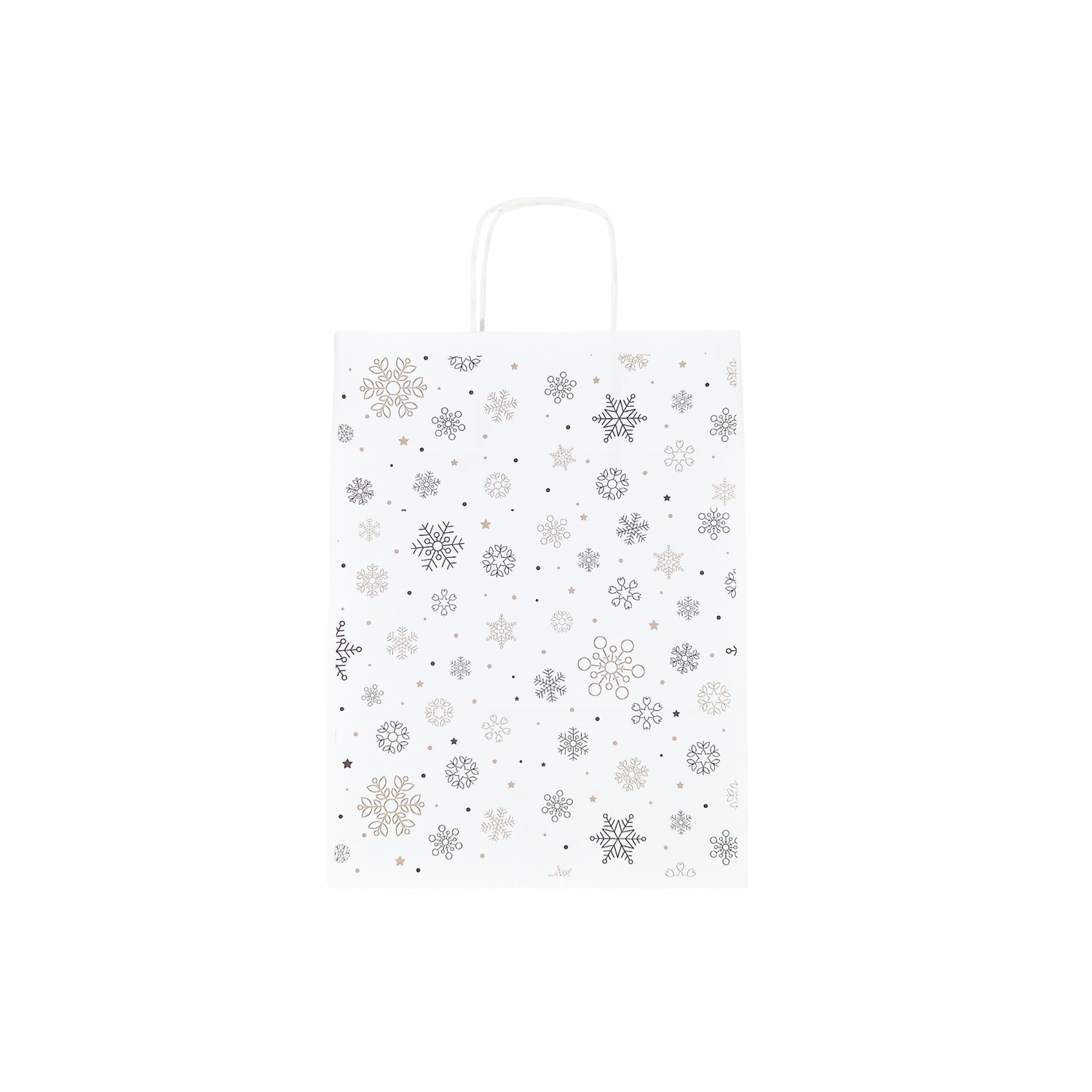 Pungă Hârtie Kraft cu Model 2 Crăciun 24 x 31(H) x 10cm