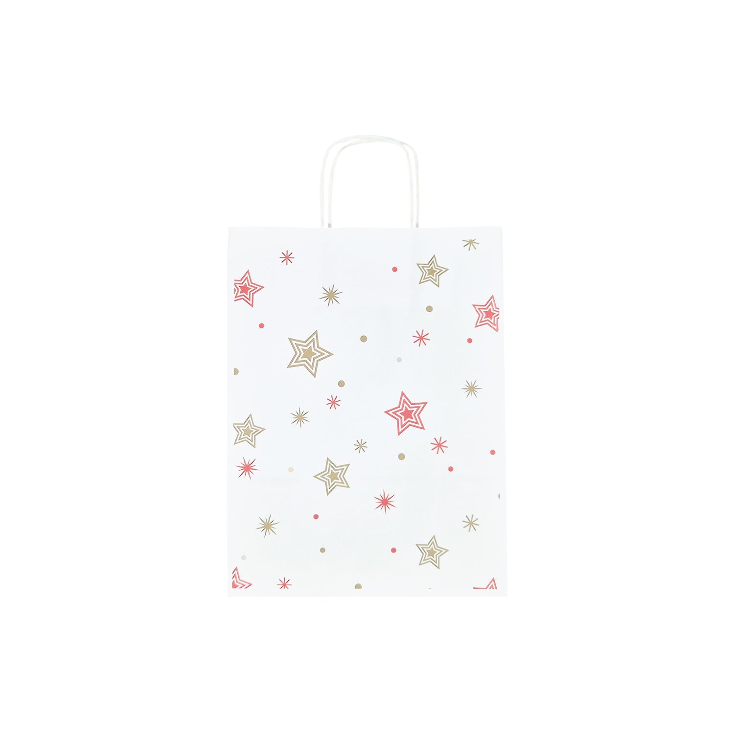 Pungă Hârtie Kraft cu Model 4 Crăciun 24 x 31(H) x 10cm