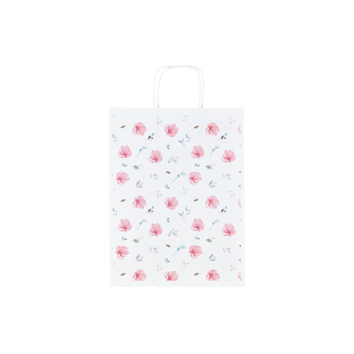 Pungă Hârtie Kraft cu Model 14 Floral 24 x 31(H) x 10cm