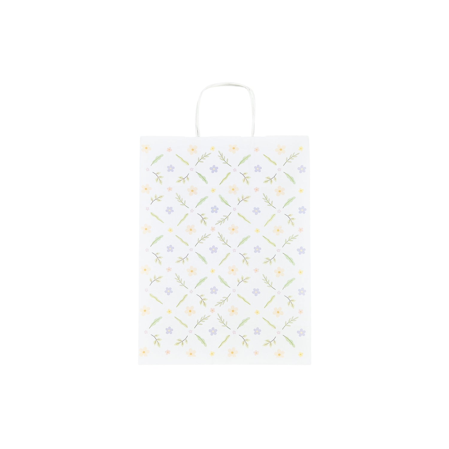 Pungă Hârtie Kraft cu Model 7 Floral 24 x 31(H) x 10cm