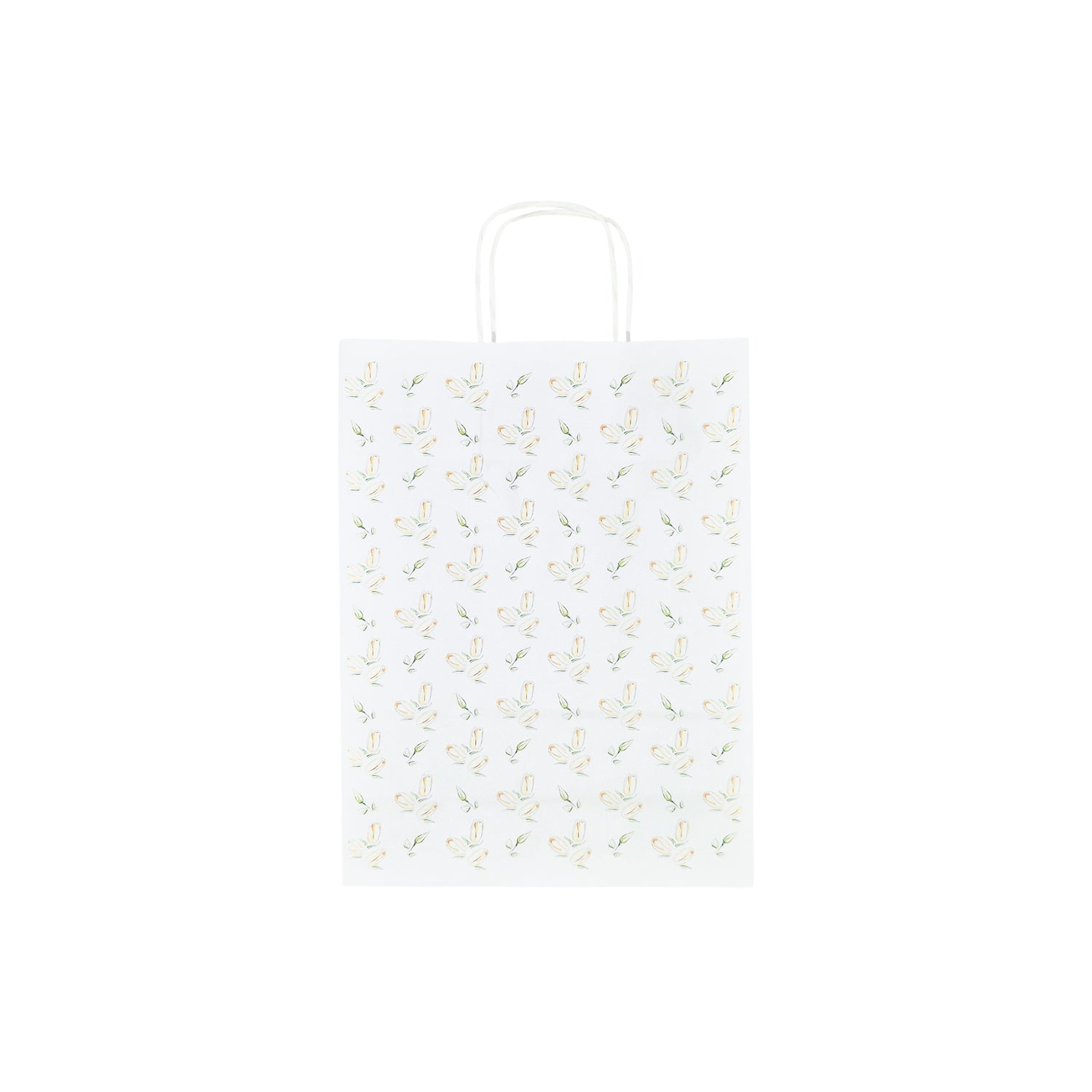 Pungă Hârtie Kraft cu Model 11 Floral 24 x 31(H) x 10cm