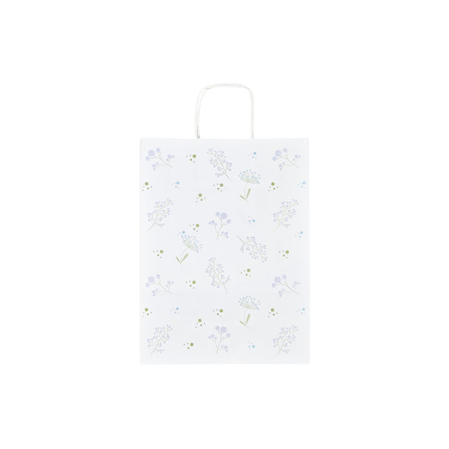 Pungă Hârtie Kraft cu Model 6 Floral 24 x 31(H) x 10cm