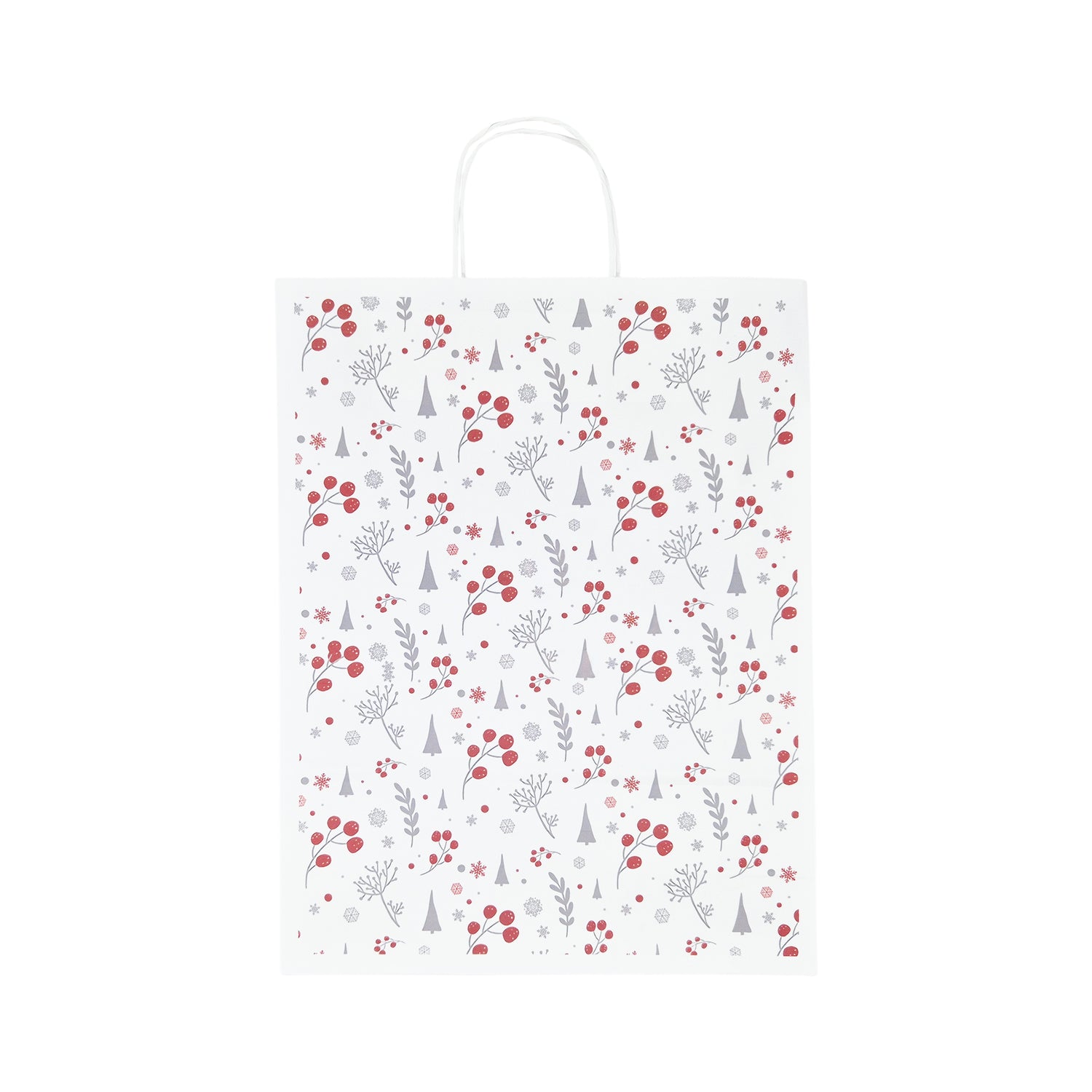 Pungă Hârtie Kraft cu Model 14 Crăciun 32 x 41(H) x 12cm