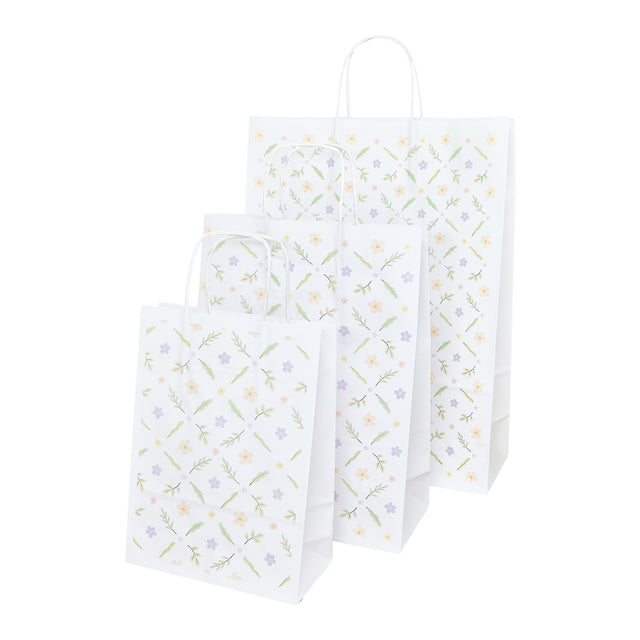 Kraft Paper Bag with Pattern 1 Floral 32 x 41(H) x 12cm