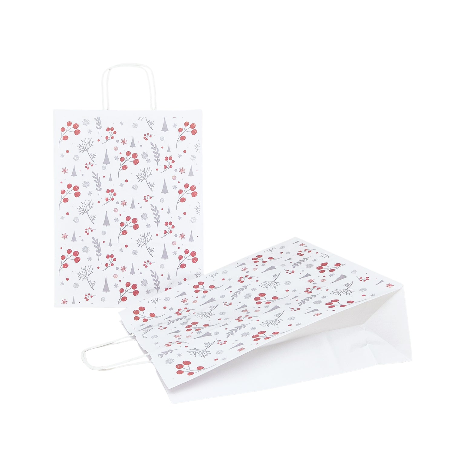 Pungă Hârtie Kraft cu Model 14 Crăciun 24 x 31(H) x 10cm