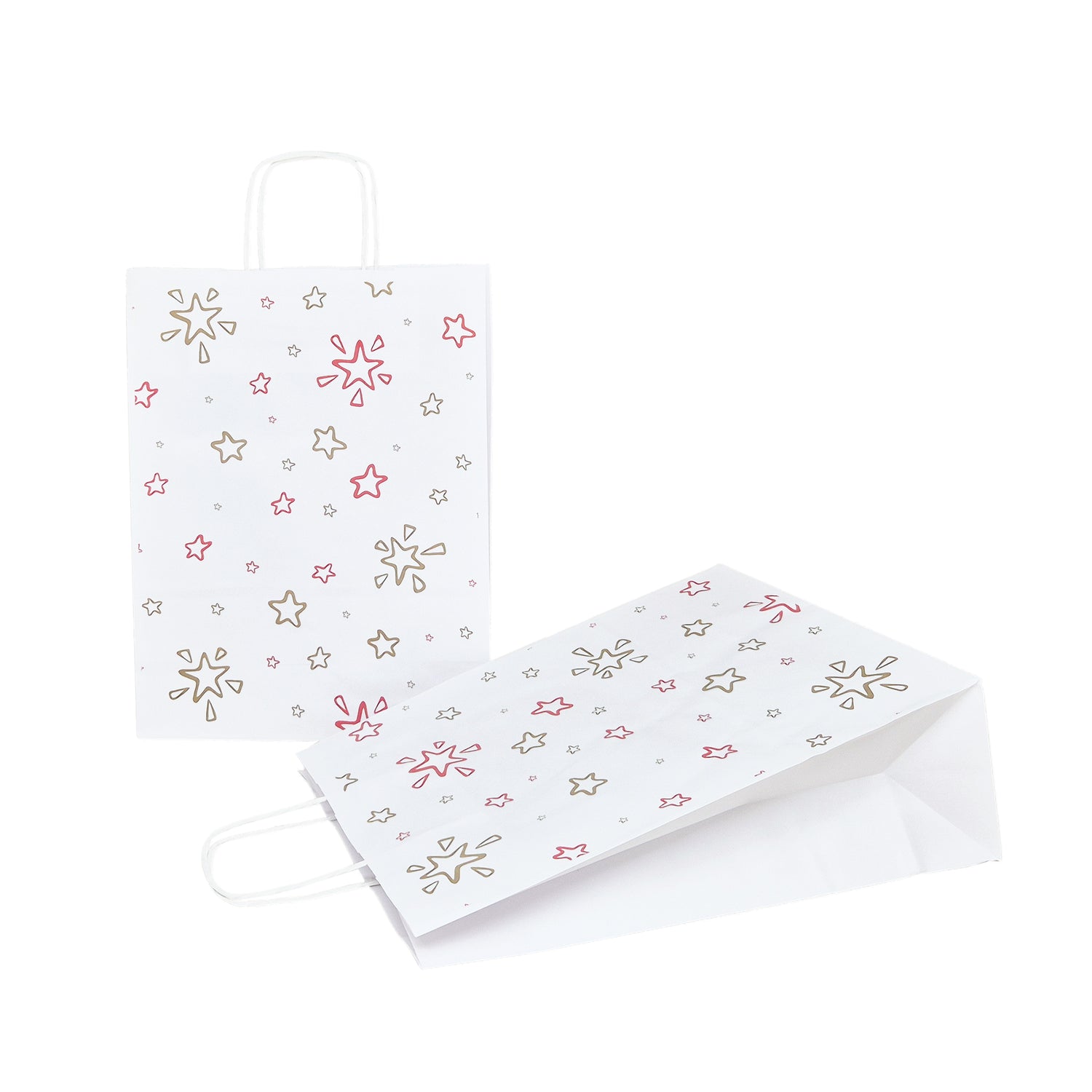 Pungă Hârtie Kraft cu Model 11 Crăciun 24 x 31(H) x 10cm