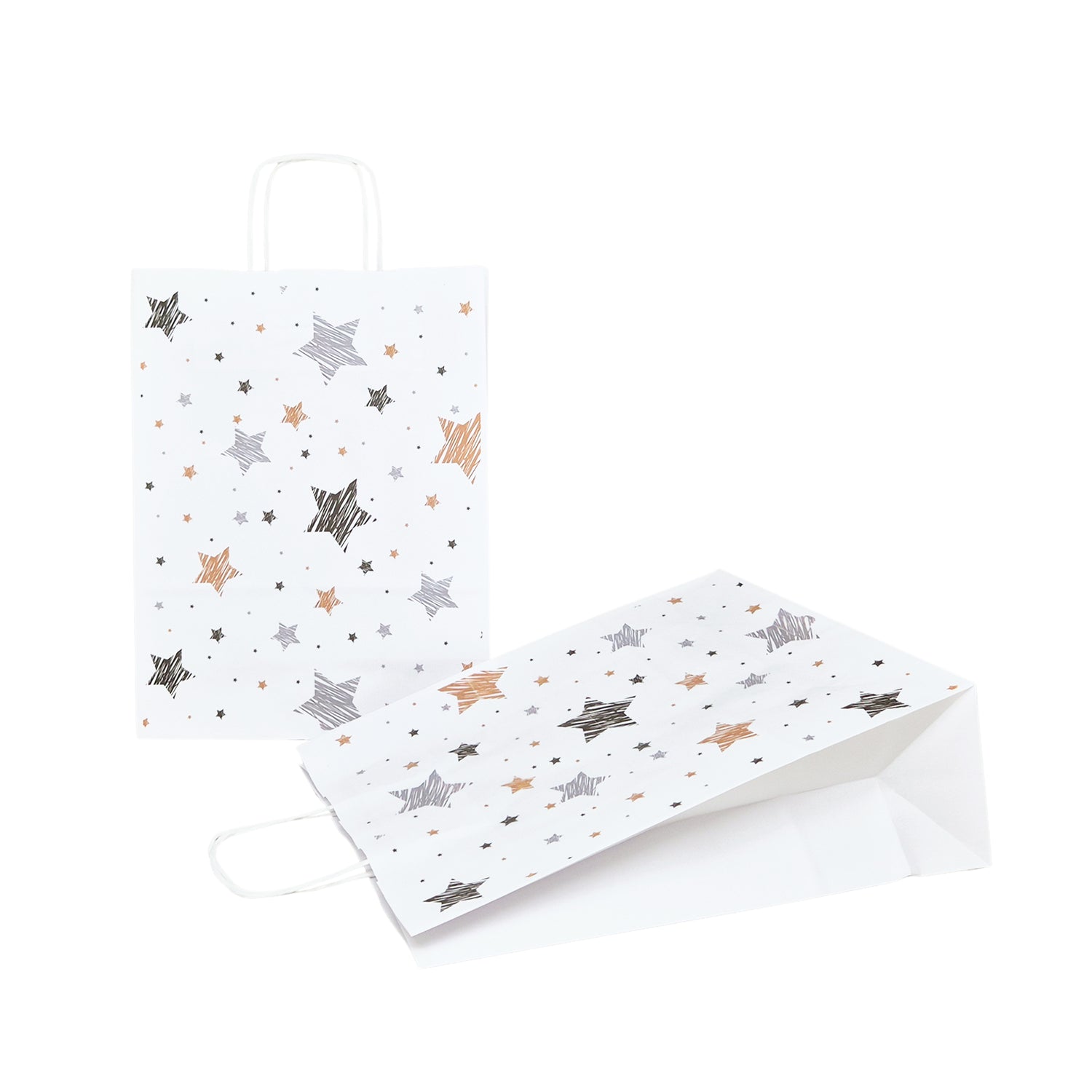 Pungă Hârtie Kraft cu Model 1 Crăciun 24 x 31(H) x 10cm