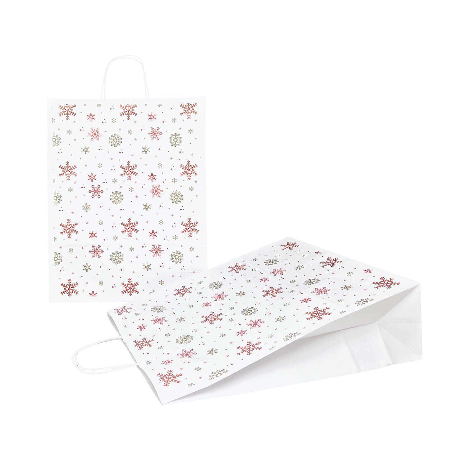 Pungă Hârtie Kraft cu Model 9 Crăciun 32 x 41(H) x 12cm