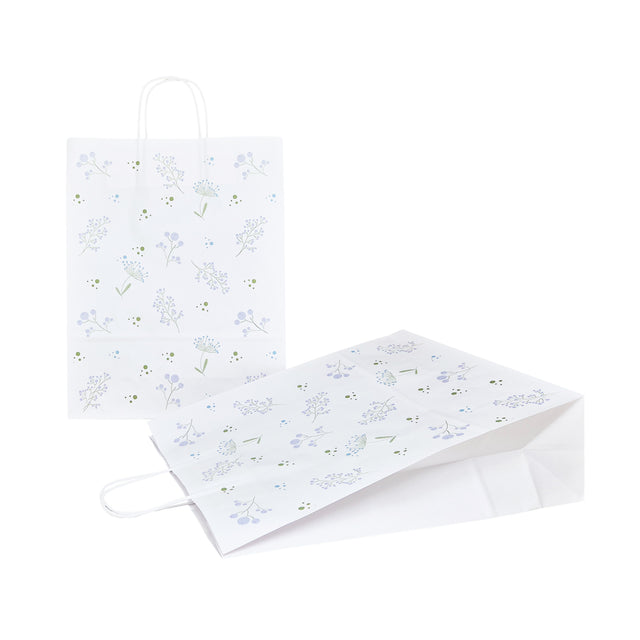 Pungă Hârtie Kraft cu Model 6 Floral 32 x 41(H) x 12cm