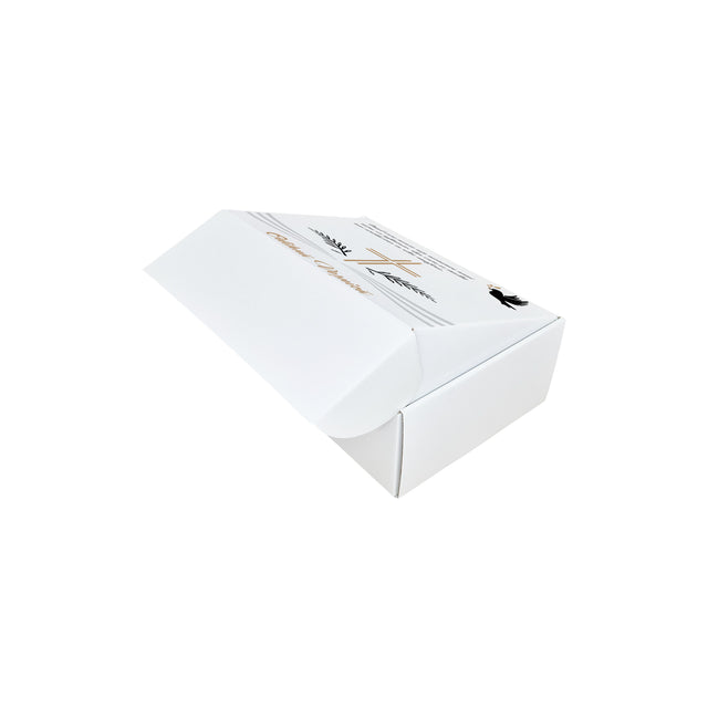 WHITE self-forming box 24 x 24 x 12cm