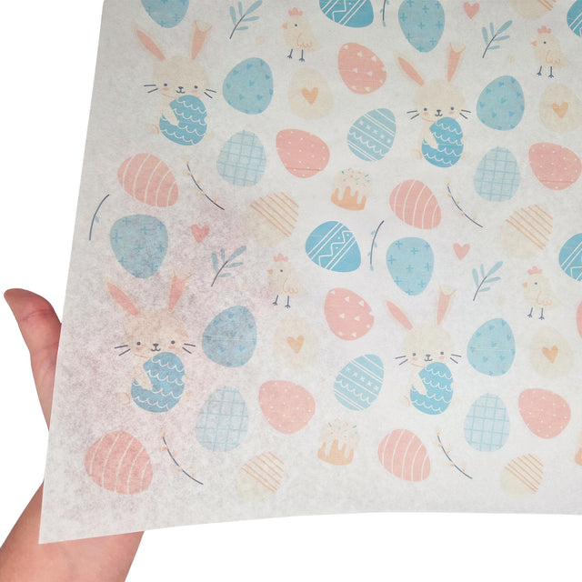 Hârtie de mătase model Paște Soft Spring Eggs 28g – format 50x75cm