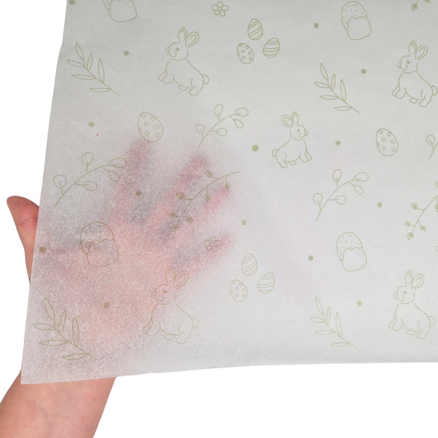 Hârtie de mătase model Paște Mini Bunny Bloom 17g – format 50x75cm