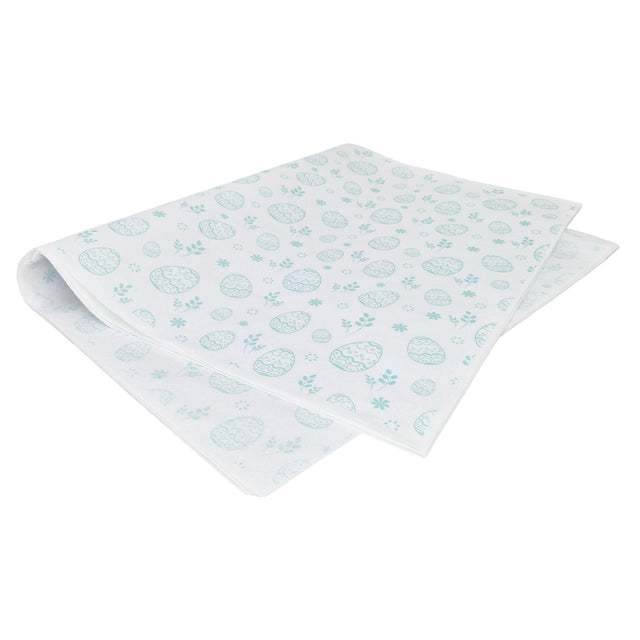 Hârtie de mătase model Paște Spring Egg & Leaf 28g – format 50x75cm