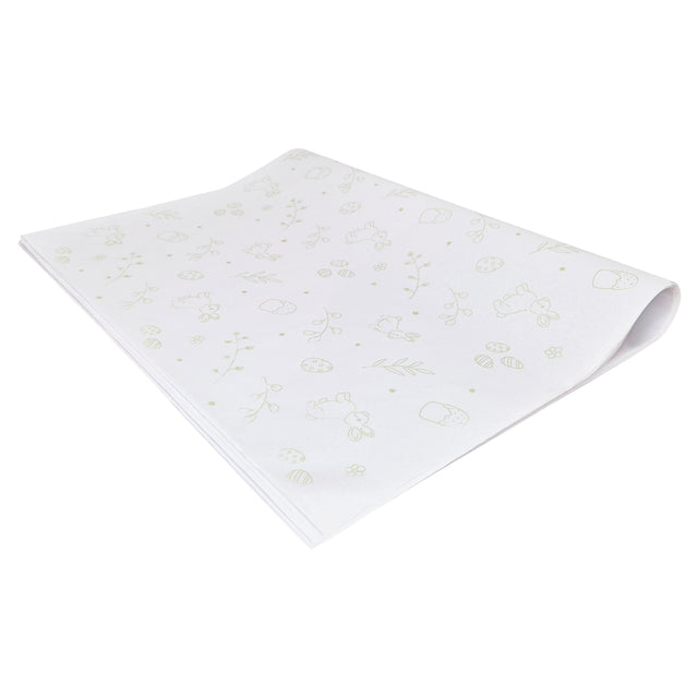Hârtie de mătase model Paște Mini Bunny Bloom 17g – format 50x75cm
