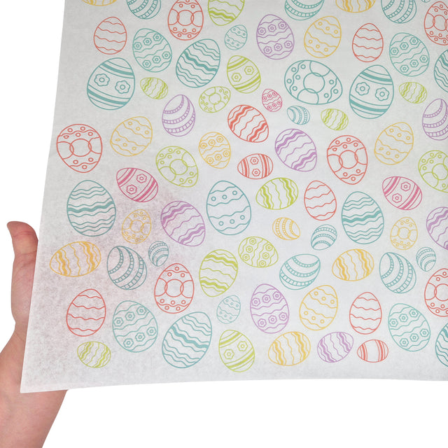 Hârtie de mătase model Paște Sweet Egg Parade 28g – format 50x75cm