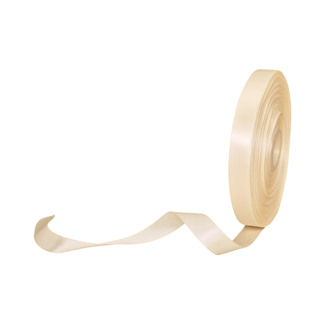 Panglică Dublu Satinată IVORY 2cm x 90m