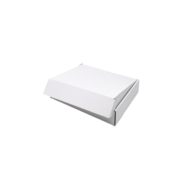 WHITE self-forming box 26 x 20 x 5.5cm