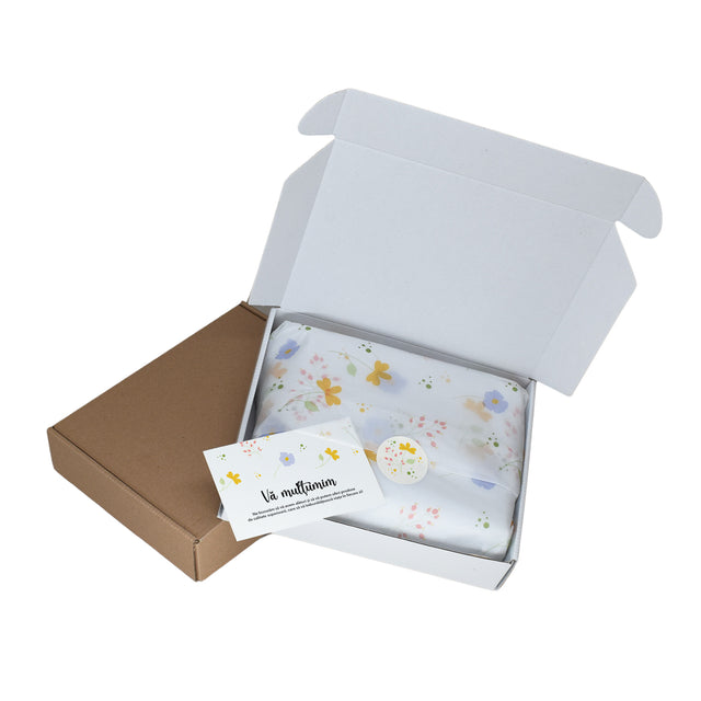 Thank you card Model Floral Spring Petals