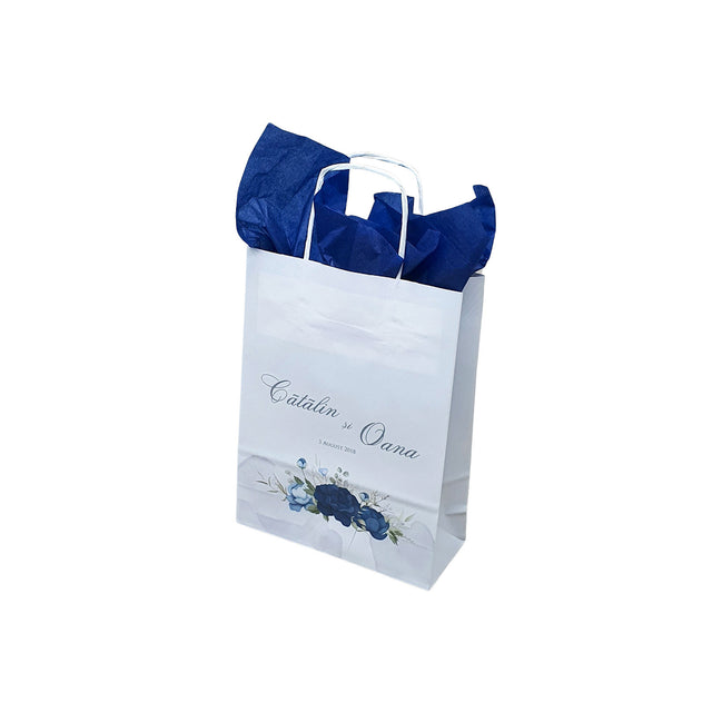 Pungi de Hârtie cu Modele de Nuntă - Model 11 18 x 22(H) x 8cm