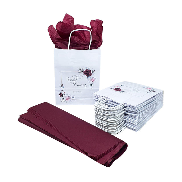 Wedding Pattern Paper Bags - Model 9 18 x 24(H) x 7cm