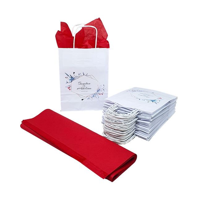 Wedding Pattern Paper Bags - Model 9 18 x 24(H) x 7cm
