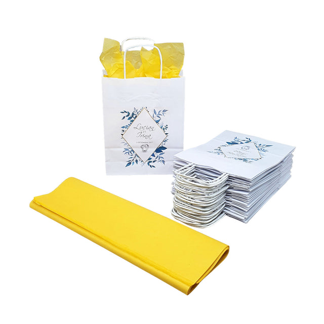 Pungi de Hârtie cu Modele de Nuntă - Model 5 18 x 22(H) x 8cm