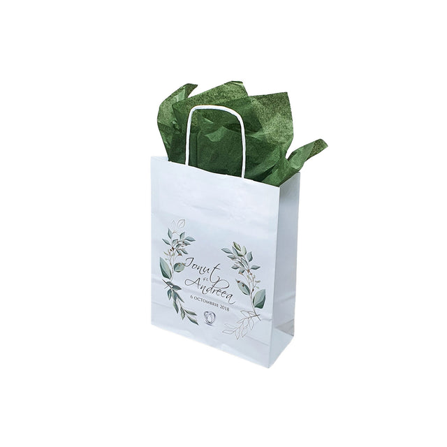 Pungi de Hârtie cu Modele de Nuntă - Model 8 18 x 22(H) x 8cm