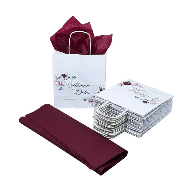 Wedding Pattern Paper Bags - Model 12 20 x 21(H) x 10cm