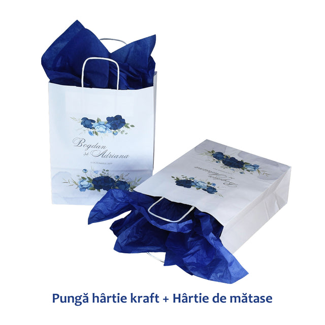 Pungi de Hârtie cu Modele de Nuntă - Model 11 22 x 31(H) x 10cm