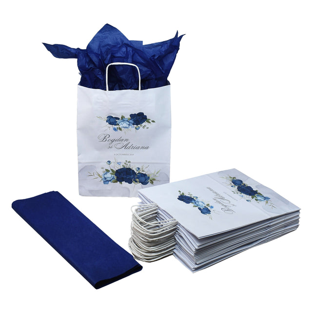Pungi de Hârtie cu Modele de Nuntă - Model 11 22 x 31(H) x 10cm