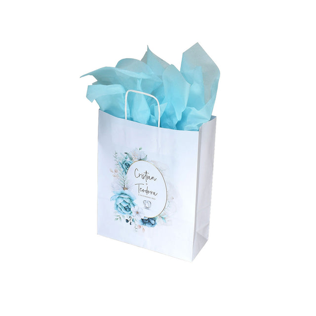 Pungi de Hârtie cu Modele de Nuntă - Model 18 22 x 31(H) x 10cm
