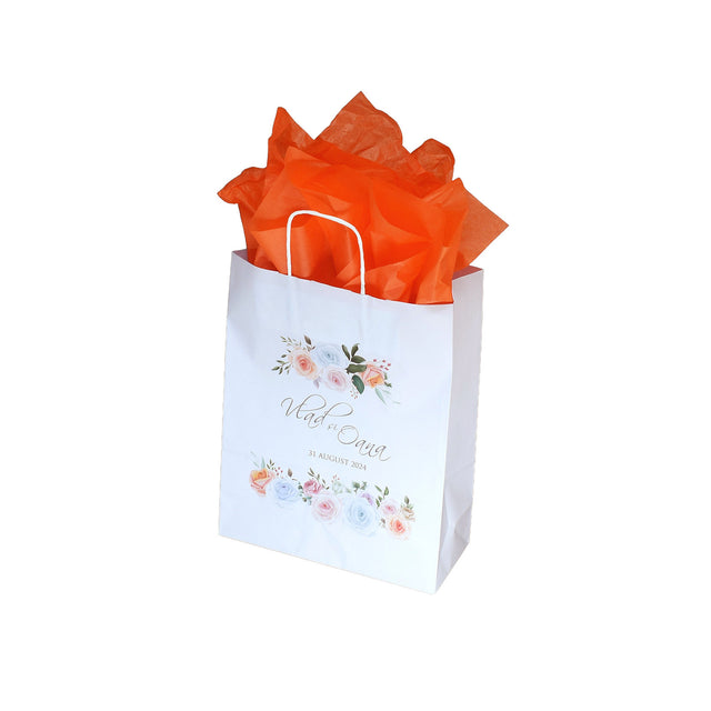 Pungi de Hârtie cu Modele de Nuntă - Model 7 22 x 31(H) x 10cm