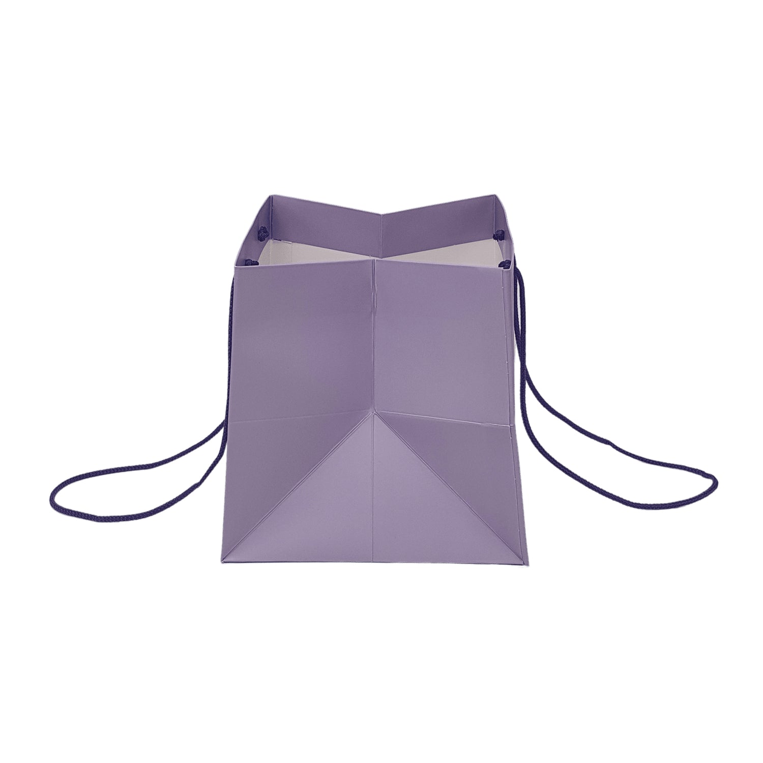 Pungă hârtie MOV PAL pentru flori cu mânere din șnur textil 23 x 20(H) x 20cm