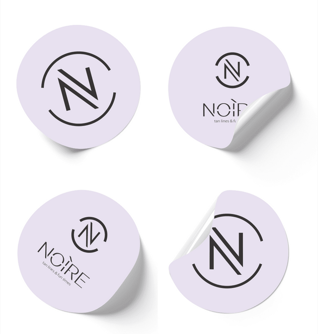 Etichetă autoadezivă/sticker cu personalizare - diametru 3cm