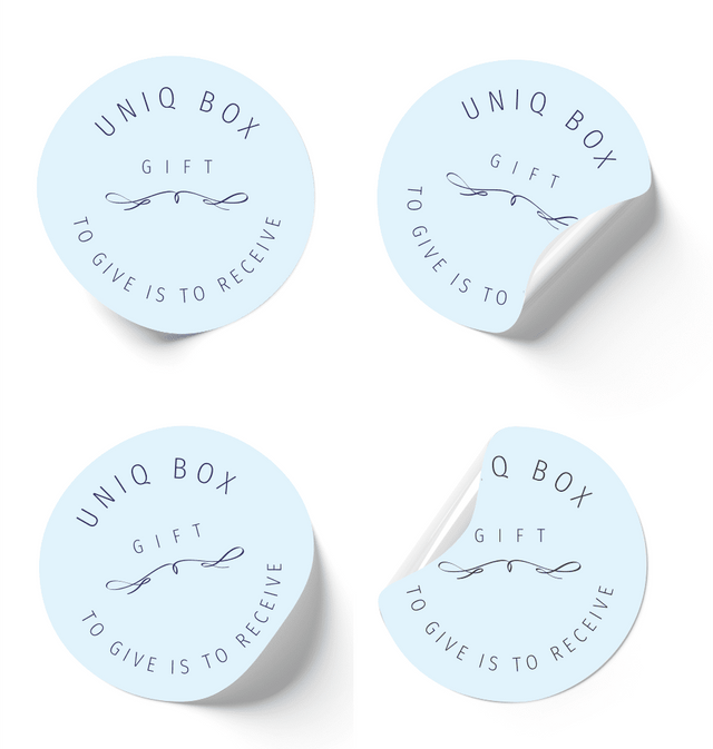 Etichetă autoadezivă/sticker cu personalizare - diametru 3cm