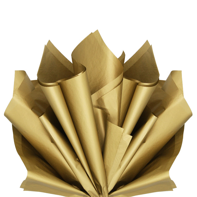 Hârtie de mătase 17g GOLD METALIZED - 50 x 75cm