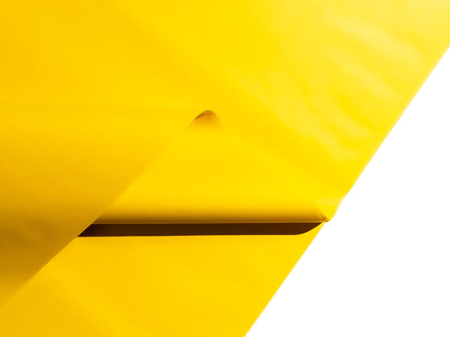 Hârtie de mătase galbena top de coli pliate, 28g/m² – dimensiune 50x75cm