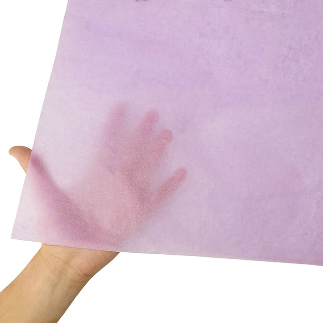 Hârtie de mătase lavandă, textură și transparență, 17g/m² – dimensiune 50x75cm